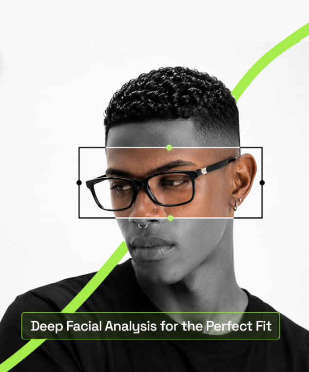 Tracks your face like a pro fitter